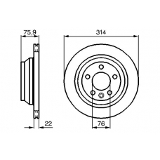 0 986 479 094 BOSCH Тормозной диск