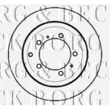 BBD5749S BORG & BECK Тормозной диск