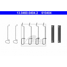 13.0460-0404.2 ATE Комплектующие, колодки дискового тормоза