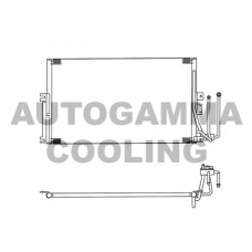 102744 AUTOGAMMA Конденсатор, кондиционер
