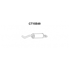 CT15549 VENEPORTE Глушитель выхлопных газов конечный