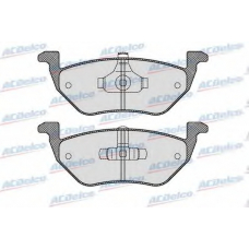 AC842683D AC Delco Комплект тормозных колодок, дисковый тормоз