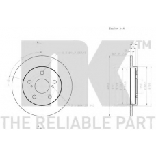 3145124 NK Тормозной диск