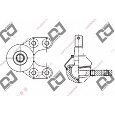 DB1054 DJ PARTS Несущий / направляющий шарнир