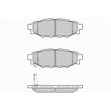 12-1218 E.T.F. Комплект тормозных колодок, дисковый тормоз
