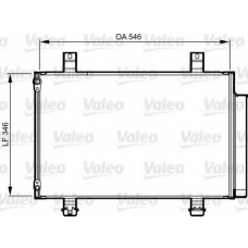 814237 VALEO Конденсатор, кондиционер