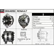 DRA4850 DELCO REMY Генератор