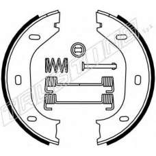 019.021K TRUSTING Комплект тормозных колодок, стояночная тормозная с