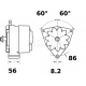 MG 597 MAHLE Генератор