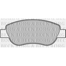 BBP2186 BORG & BECK Комплект тормозных колодок, дисковый тормоз