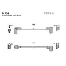 T473G TESLA Комплект проводов зажигания