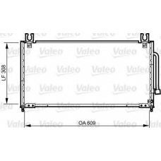 814257 VALEO Конденсатор, кондиционер