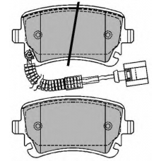 CBP11754 COMLINE Комплект тормозных колодок, дисковый тормоз