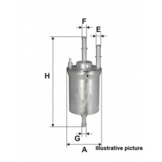 EFF5163.20 OPEN PARTS Топливный фильтр