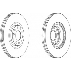 DDF1166C FERODO Тормозной диск