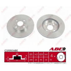 C32092ABE ABE Тормозной диск