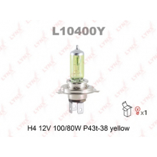 L10400Y LYNX L10400y лампа h4u 12v 100/80w pu43t-38 yellow lynx