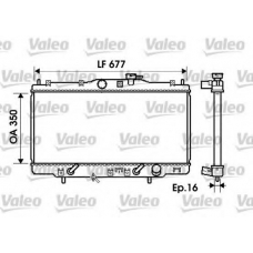 734717 VALEO Радиатор, охлаждение двигателя