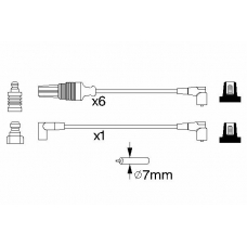 0 986 356 964 BOSCH Комплект проводов зажигания