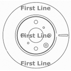 FBD1586 FIRST LINE Тормозной диск