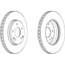 DDF1135-1 FERODO Тормозной диск