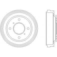 61269 PAGID Тормозной барабан