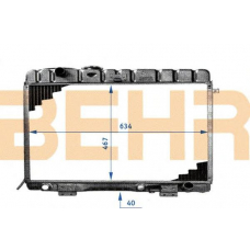 1202217 BEHR Radiator