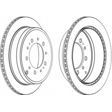 DDF1799-1 FERODO Тормозной диск