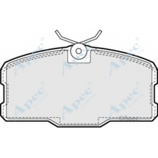 PAD494 APEC Комплект тормозных колодок, дисковый тормоз