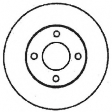 561244BC BENDIX Тормозной диск