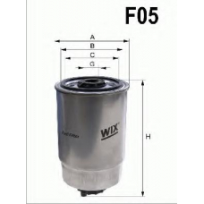 WF8329 QUINTON HAZELL Фильтр топливный