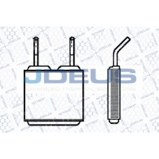 220M06 JDEUS Теплообменник, отопление салона