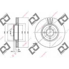 BD2071 DJ PARTS Тормозной диск