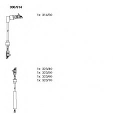 300/914 BREMI Комплект проводов зажигания