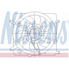 85238 NISSENS Вентилятор, охлаждение двигателя