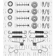 BBK6027 BORG & BECK Комплектующие, колодки дискового тормоза