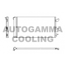 105341 AUTOGAMMA Конденсатор, кондиционер