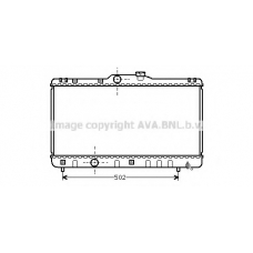 TOA2147 AVA Радиатор, охлаждение двигателя