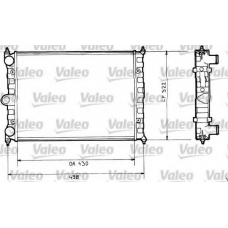 816703 VALEO Радиатор, охлаждение двигателя