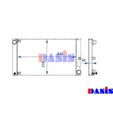 051002N AKS DASIS Радиатор, охлаждение двигателя