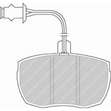 FSL841 FERODO Комплект тормозных колодок, дисковый тормоз