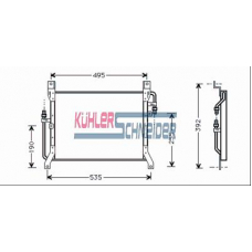 0221901 KUHLER SCHNEIDER Конденсатор, кондиционер