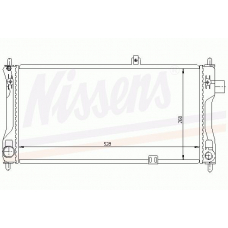 63243A NISSENS Радиатор, охлаждение двигателя