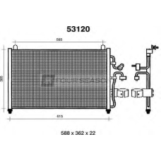 F4-53120 STANDARD Конденсатор, кондиционер