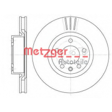 6110240 METZGER Тормозной диск