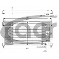 300321 ACR Конденсатор, кондиционер
