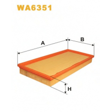 WA6351 WIX Воздушный фильтр