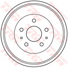 DB4392 TRW Тормозной барабан