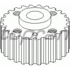 108 698 TOPRAN Шестерня, коленчатый вал