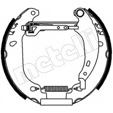 51-0098 METELLI Комплект тормозных колодок